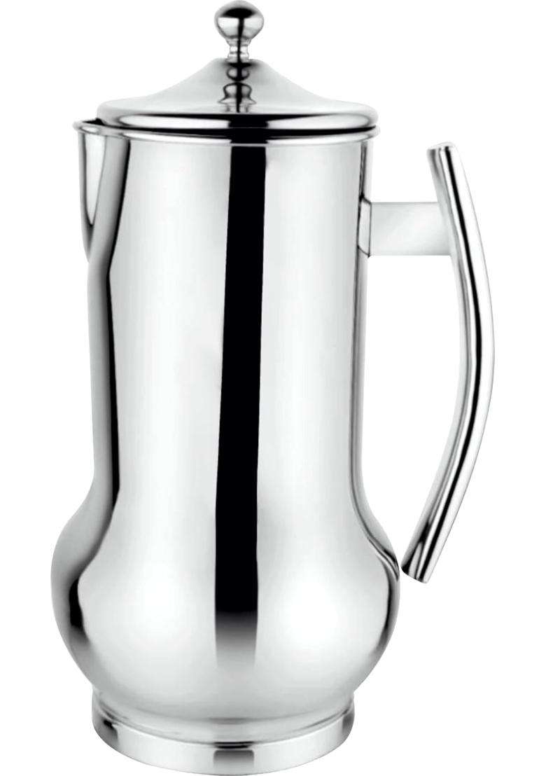 Prabha Stainless Steel Belito Water Jug Plain | 2000 ml | 67.6 fl oz - Indya