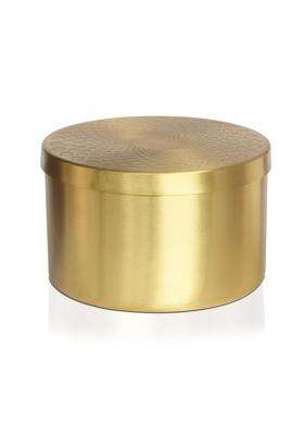 Pure Source India Brass Masala Storage Container for Dry Fruits | 500 ml | 16.9 fl oz | Rust Resistant