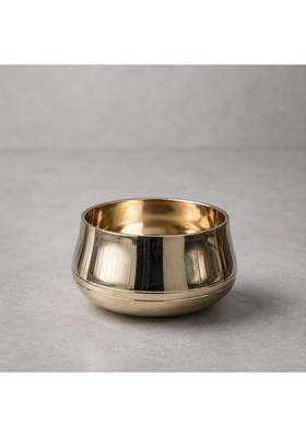 SHIV SHAKTI ARTS Kansa Bronze Bowl | 100 ml | 3.4 fl oz | 7 cm | 2.8 Inch