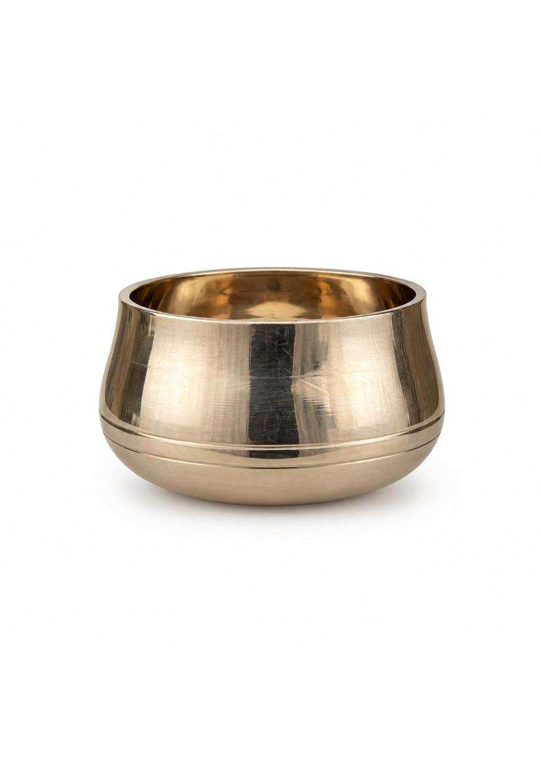 SHIV SHAKTI ARTS Kansa Bronze Bowl | 100 ml | 3.4 fl oz | 7 cm | 2.8 Inch - Indya