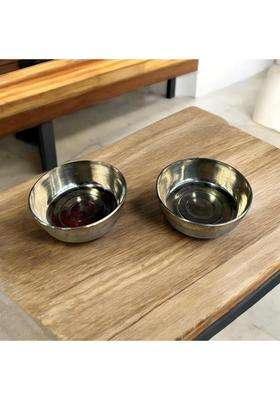 GBW Pure Bronze Bowl Pcs Kanse Ki Katori Traditional Kansa Bowl Bronze Solid Bowl | 100 ml | 3.4 fl oz | 2-Piece Set