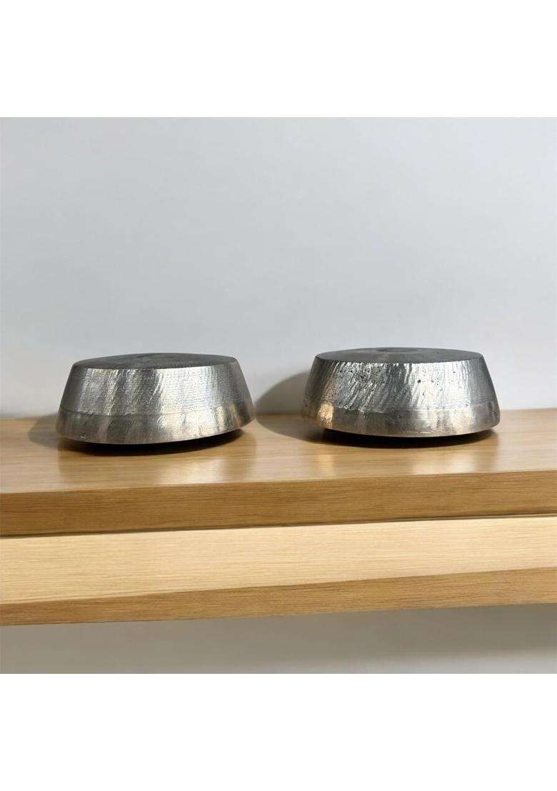 GBW Pure Bronze Bowl Pcs Kanse Ki Katori Traditional Kansa Bowl Bronze Solid Bowl | 100 ml | 3.4 fl oz | 2-Piece Set - Indya