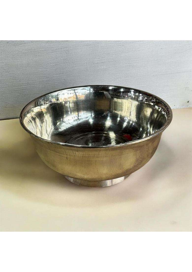GBW Pure Bronze Bowl Kansa Bowl Kanse Ki Katori Traditional Kansa Bowl Bronze Solid | 200 ml | 6.8 fl oz - Indya