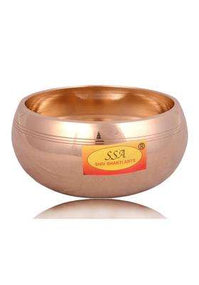 SHIV SHAKTI ARTS Pure Bronze Kansa Bowl | 500 ml | 16.9 fl oz