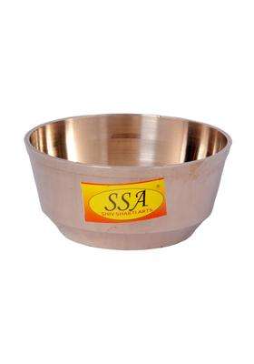 SHIV SHAKTI ARTS Pure Bronze Kansa Bowl Katori for Serving Food | 150 ml | 5.1 fl oz