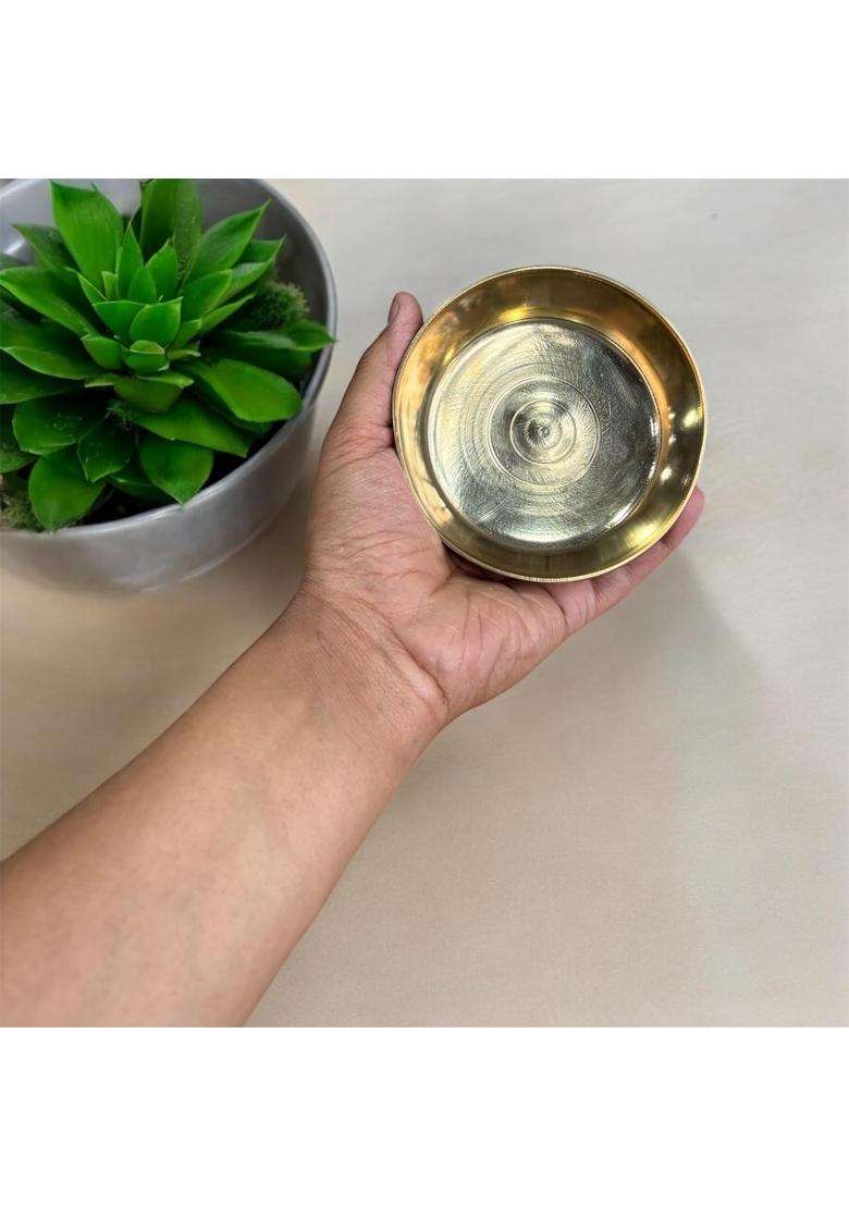 GBW Pure Bronze Bowl Kanse Ki Katori Traditional Kansa Bowl Bronze Solid Bowl Kansa | 250 ml | 8.5 fl oz - Indya