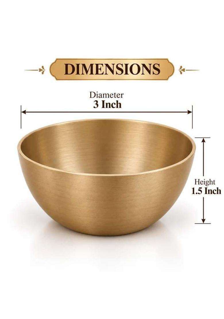 The Indian Aura Pure Kansa Small Katori Small Bowl - Indya