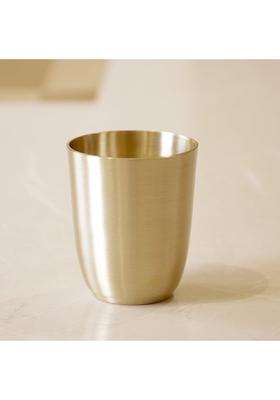 Brass Globe Kansa Bronze Glasses Matte Finish | 2-Piece Set