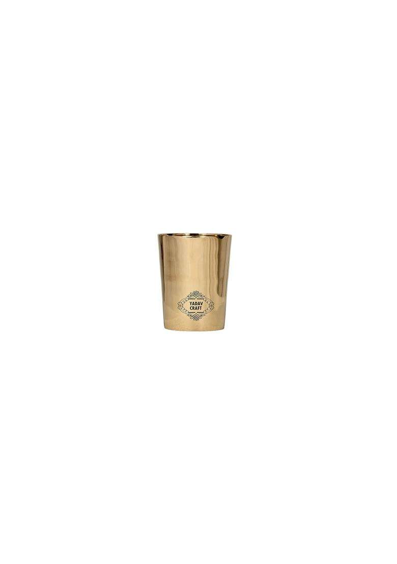 Yadav Craft Handicraft Wale Kansa Glasses | 2-Piece Set - Indya