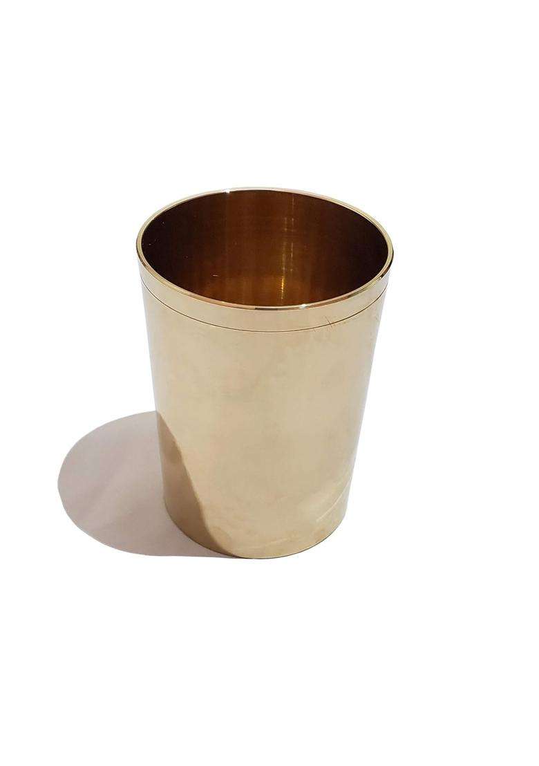 SHAAN mfg. Bronze Kansa Glass Handmade | 200 ml | 6.8 fl oz - Indya