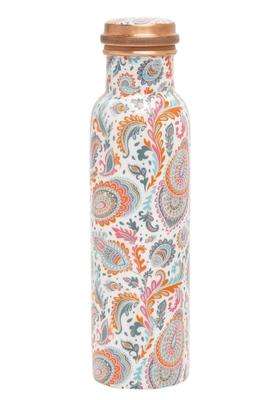 KC Pure Copper Designer Water Bottle | 1000 ml | 33.8 fl oz | Leak Proof