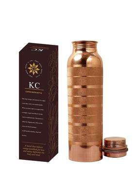KC Pure Copper Designer Water Bottle with Leak Proof Protection | 1000 ml | 33.8 fl oz