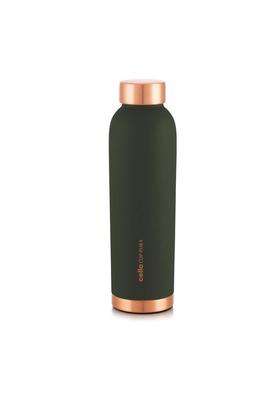 CELLO Evita Copper Water Bottle for Daily and Office Use | 1 L | 1.1 Qt | Leak Proof | Rust Resistant
