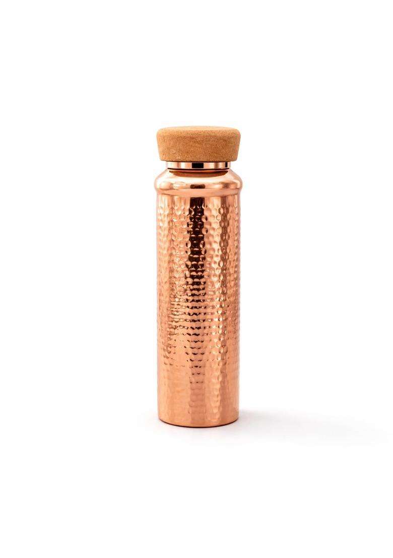 P-TAL Premium Handcrafted Copper Water Bottle | 1 L | 1.1 Qt - Indya