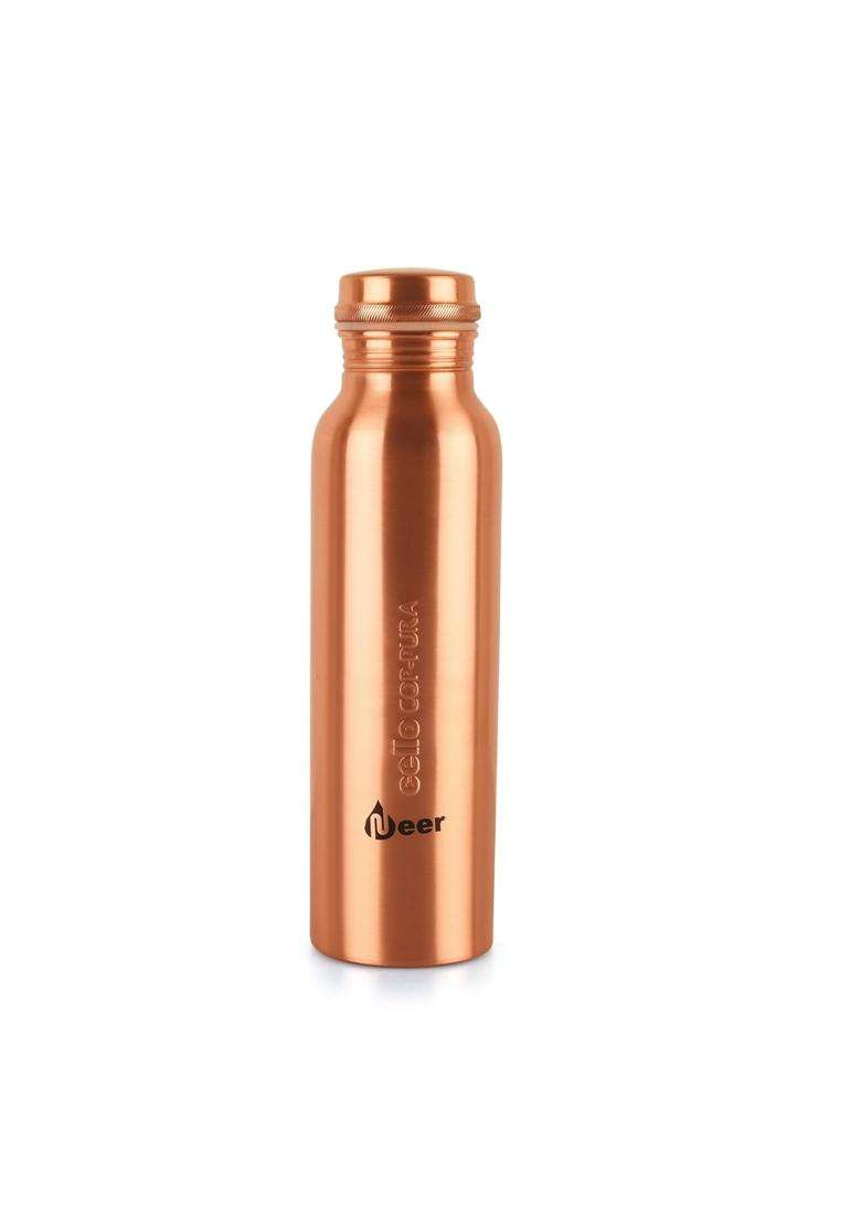 CELLO Cop-Pura Neer Copper Water Bottle | 1000 ml | 33.8 fl oz - Indya