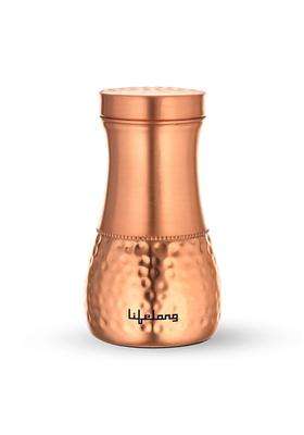Lifelong Copper Bedside Water Bottle | 500 ml | 16.9 fl oz | Leak Proof