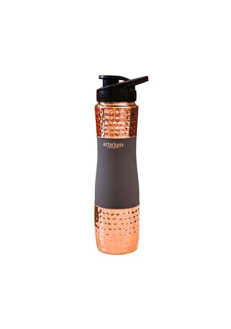 Artarium Sipper Bottle 100 Pure Copper Water Bottle Leak Proof Protection Durable | 1 L | 1.1 Qt | Rust Resistant - Indya