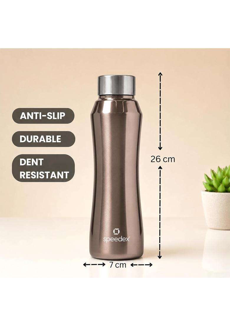 Speedex Stainless Steel Water Bottle | 1 L | 1.1 Qt | Leak Proof - Indya