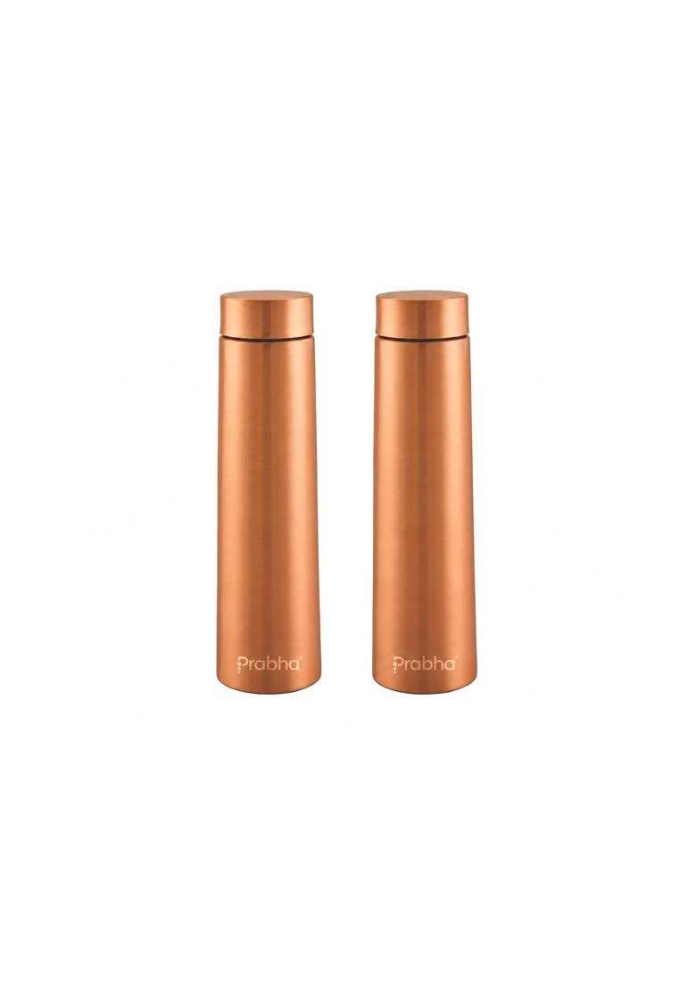 Prabha Water Bottle | 500 ml | 16.9 fl oz | 2-Piece Set | BPA Free | Leak Proof - Indya
