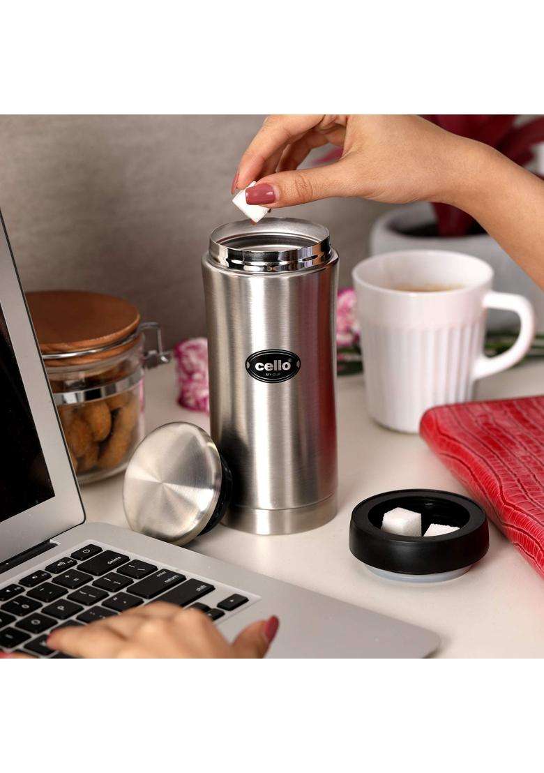 CELLO My Cup Stainless Steel Water Bottle | 500 ml | 16.9 fl oz | Leak Proof - Indya