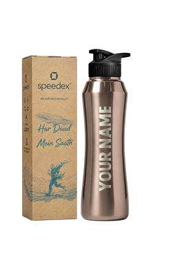 Speedex Customised Stainless Steel Sipper Water Bottle with Engraved Name | 1 L | 1.1 Qt
