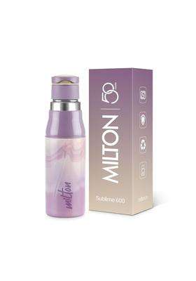 MILTON Steel Sublime 600 Thermoware I PU Insulated Water Bottle | 500 ml | 16.9 fl oz | Leak Proof