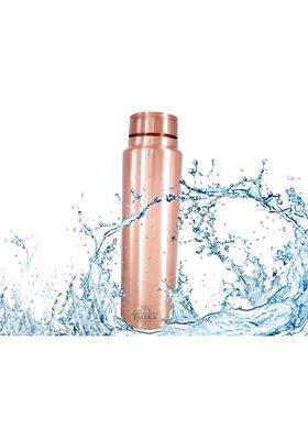 Taluka Handmade Copper Leak Proof Joint Free Water Bottle for Travelling Health | 1000 ml | 33.8 fl oz