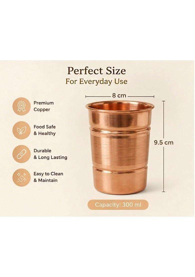 Desi Dhatu Copper Tamba | With Lid - Indya