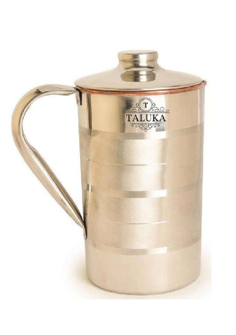 Taluka With T Logo Taluka 5 X 9 Inches Approx | 2 L | 2.1 Qt | 5 Inch - Indya