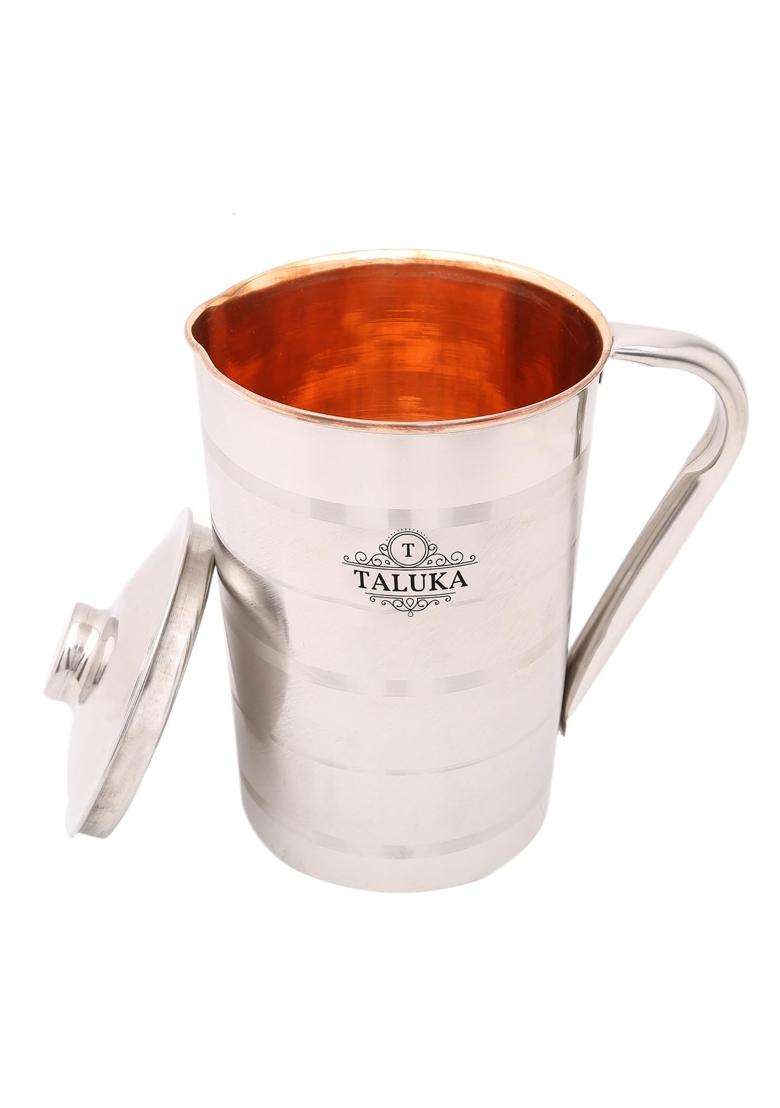 Taluka With T Logo Taluka 5 X 9 Inches Approx | 2 L | 2.1 Qt | 5 Inch - Indya