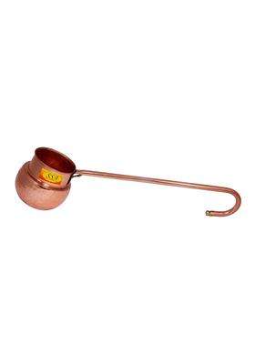 SHIV SHAKTI ARTS Pure Copper Hammered Loti | 300 ml | 10.1 fl oz