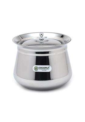 coconut Stainless Steel Cookware Eureka Handi Cooking Pot with Lid-1 Unit | 2.5 L | 2.6 Qt