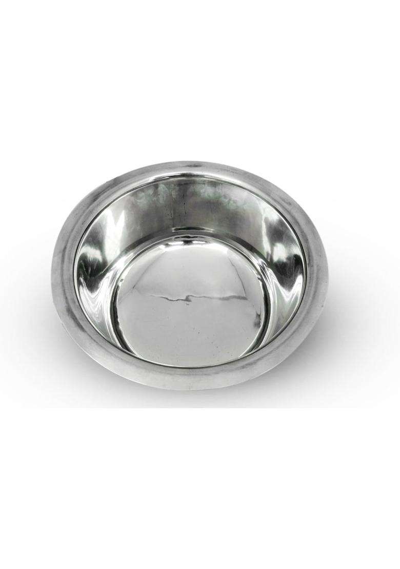 Super HK Products HK Copper Bottom Stainless Steel Bhagona with Lid | 4 L | 4.2 Qt - Indya