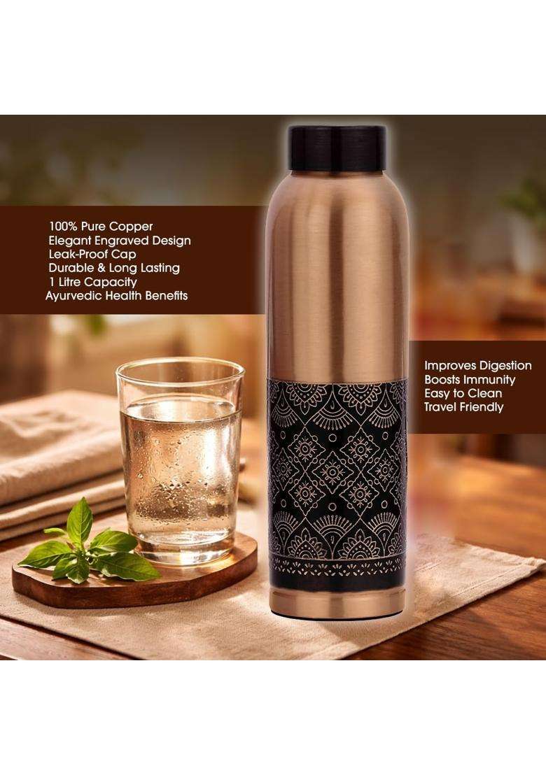 Chakmak NEER Amrit Collection Gift Set | 1 L | 1.1 Qt | 3-Piece Set | Leak Proof - Indya