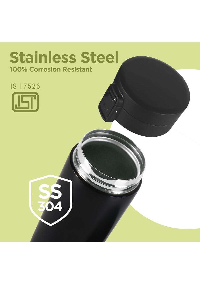 MILTON Thermosteel Vacuum Insulated Travel Coffee Mug | 300 ml | 10.1 fl oz | Leak Proof | Rust Resistant - Indya