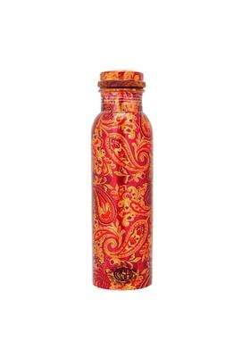 DSH CRAFTING YOUR CURIOSITY DSH Copper Bottles for Water Printed Design with Art Work | 800 ml | 27.1 fl oz