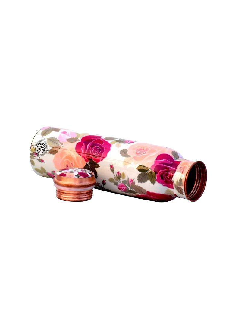 DSH CRAFTING YOUR CURIOSITY DSH Copper Bottles for Printed with Art Work | 1 L | 1.1 Qt - Indya