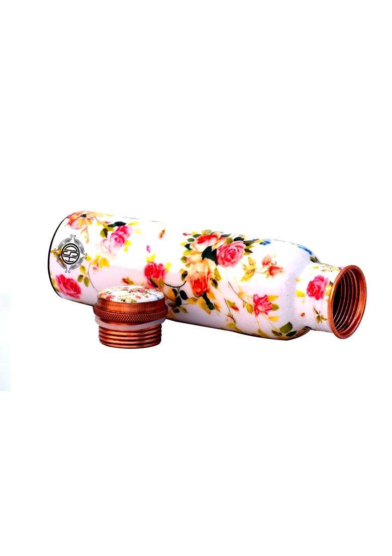 DSH CRAFTING YOUR CURIOSITY DSH Copper Bottles for Printed with Art Work | 1 L | 1.1 Qt - Indya