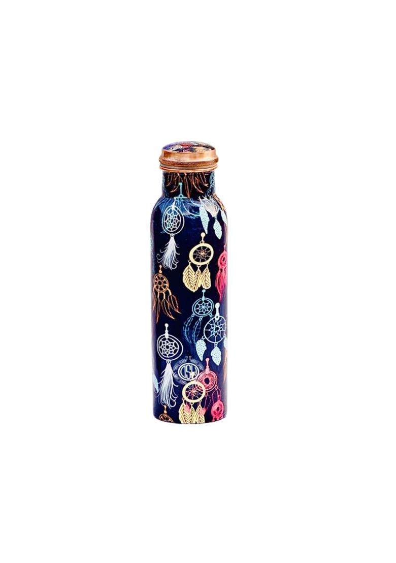 DSH CRAFTING YOUR CURIOSITY DSH Copper Bottles for Printed with Art Work | 1 L | 1.1 Qt - Indya