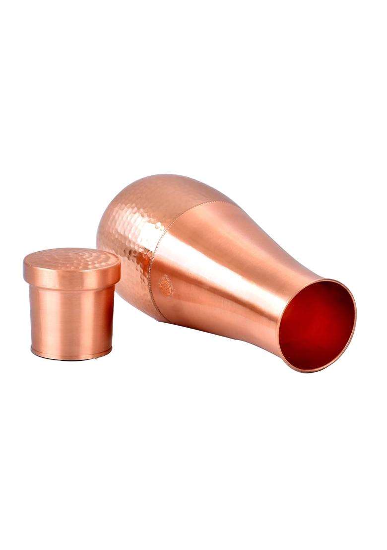 DSH CRAFTING YOUR CURIOSITY DSH Pure Copper Designer Bedroom Copper Pot - Indya