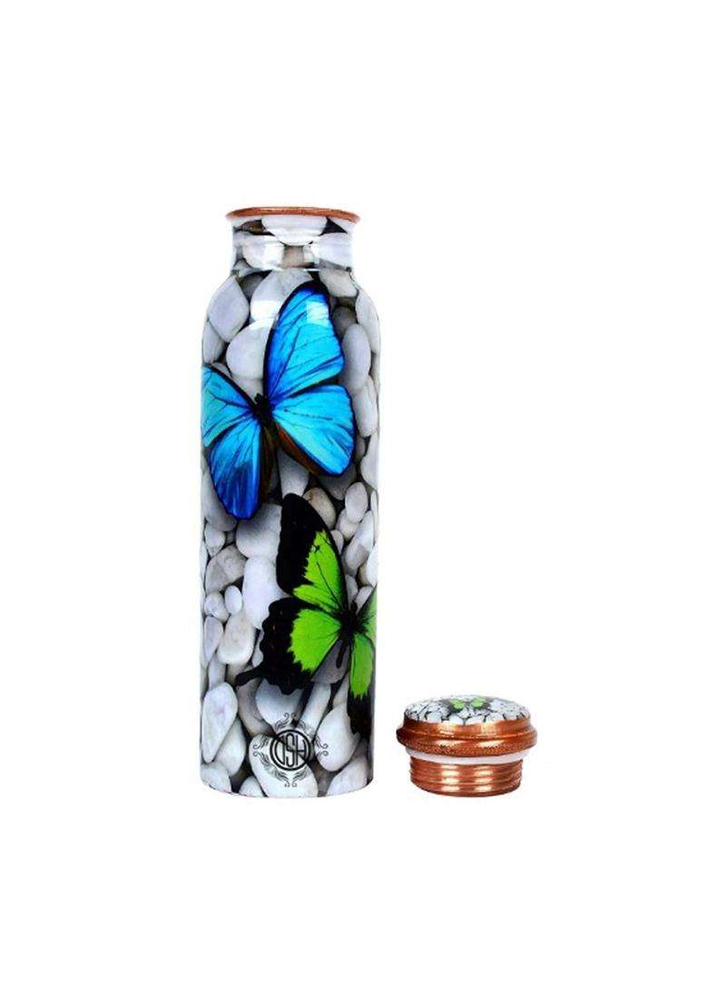 DSH CRAFTING YOUR CURIOSITY DSH Copper Water Bottle | 1000 ml | 33.8 fl oz - Indya