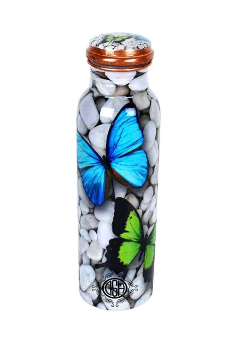 DSH CRAFTING YOUR CURIOSITY DSH Copper Water Bottle | 1000 ml | 33.8 fl oz - Indya
