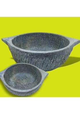 KIRUBA KITCHEN ESSENTIALS Kiruba Stores Hand Made Kalchatti | 1.5 L | 1.6 Qt