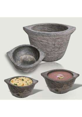 KIRUBA KITCHEN ESSENTIALS Hand Made Kalchatti | 1.5 L | 1.6 Qt