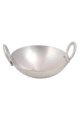 Tannu Craft Aluminium Kadhai Wok Premium Range of Aluminum Kadhai Deep Kadai | Non-Stick