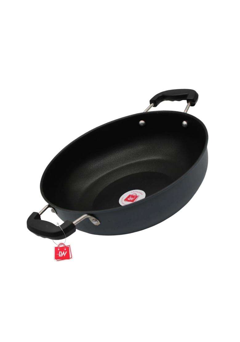 LAZYwindow Nonstick Kadhai Wok | 3 L | 3.2 Qt | 26 cm | 10.2 Inch - Indya