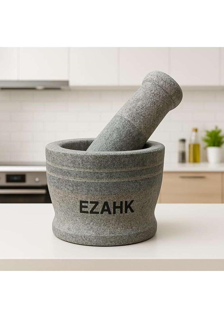 EZAHK Mortar and Pestle Set for Spices - Indya