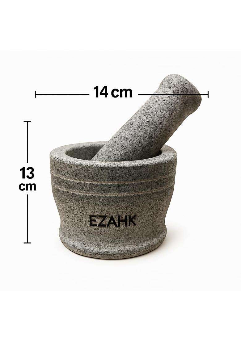EZAHK Mortar and Pestle Set for Spices - Indya