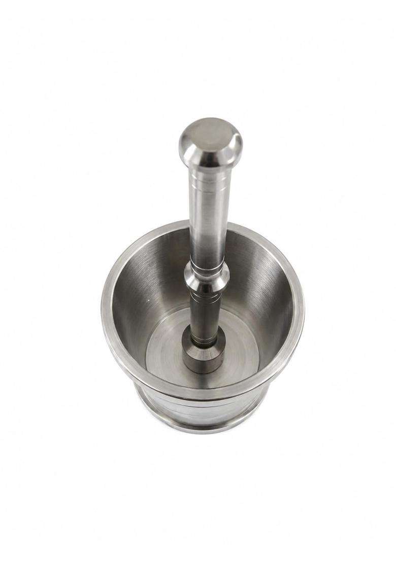 AAYU CRAFT KITCHENWARE FOR LIFE Stainless Steel Khalbatta Okhli Masher - Indya