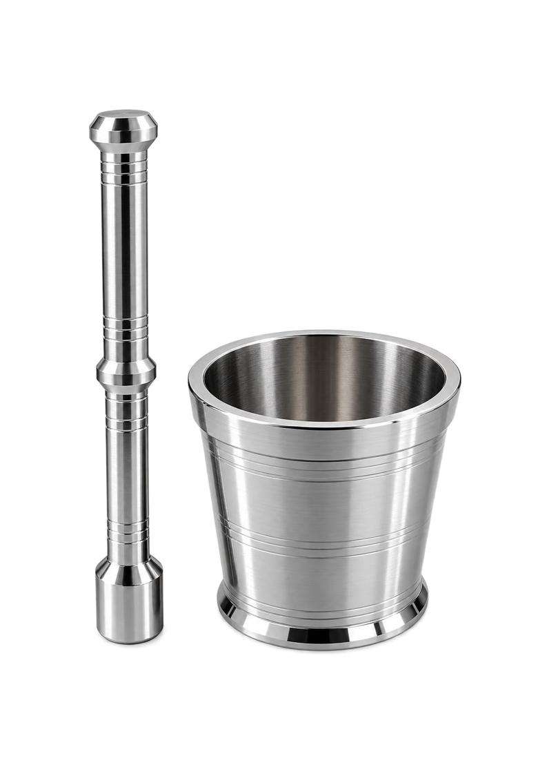 AAYU CRAFT KITCHENWARE FOR LIFE Stainless Steel Mortar and Pestle Set - Indya